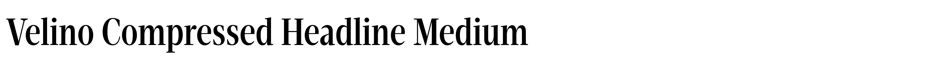 Velino Compressed Headline Medium